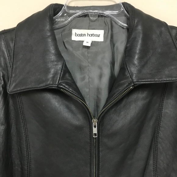 Boston Harbor Leather Coat